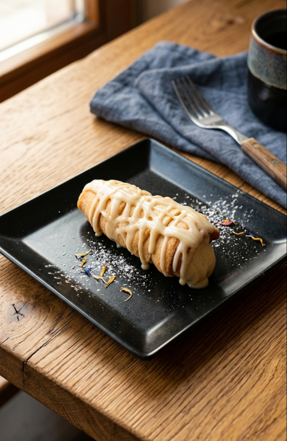 White cream rolls / 1 piece
