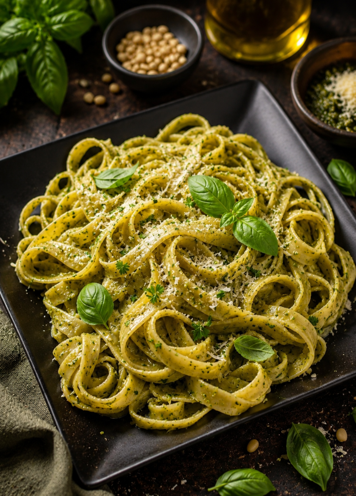 Linguini Al Pesto